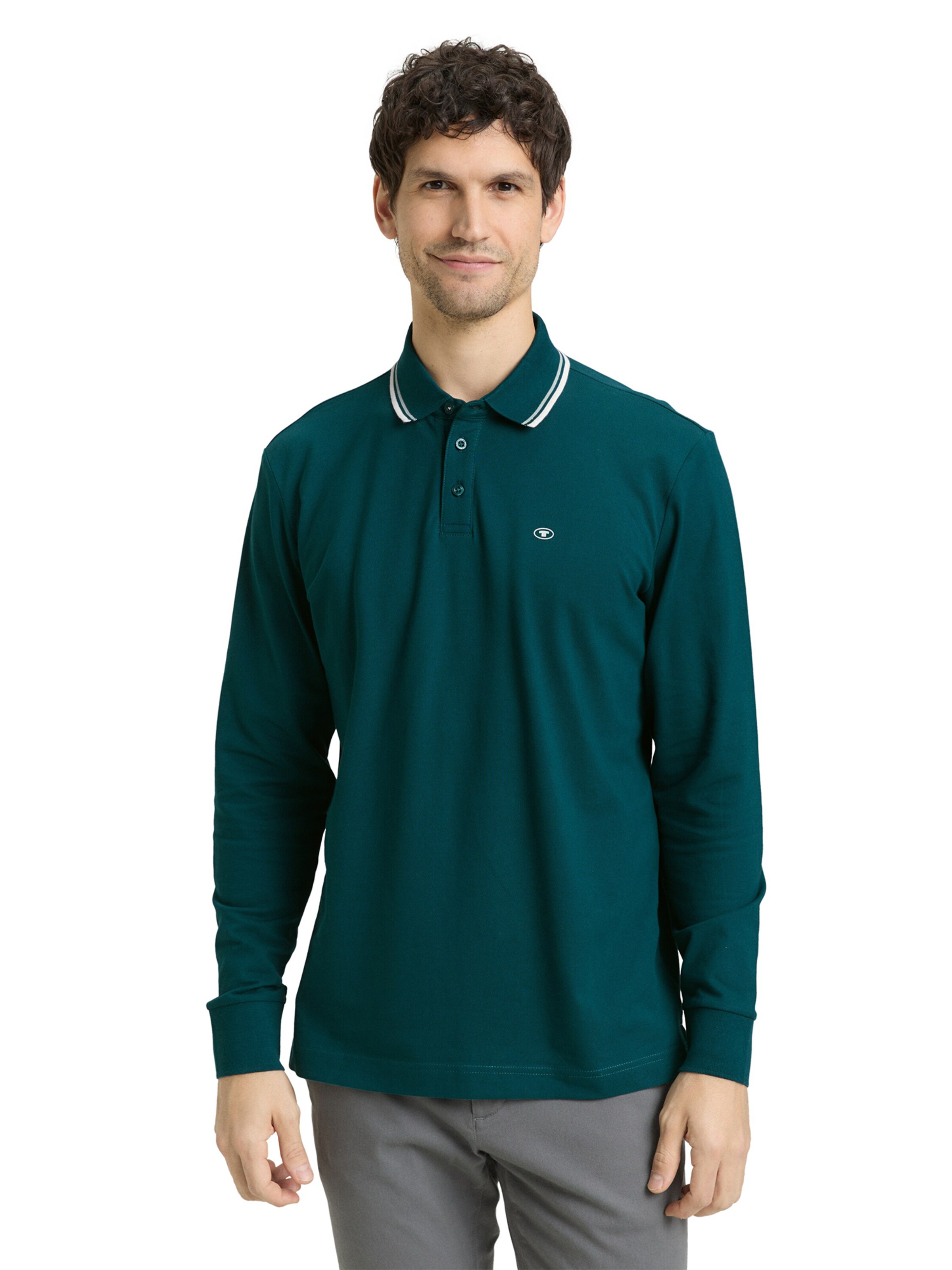 TOM TAILOR Shirt in Green: front