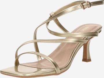 auksinė ABOUT YOU Basutės su dirželiais 'Naomi': priekis