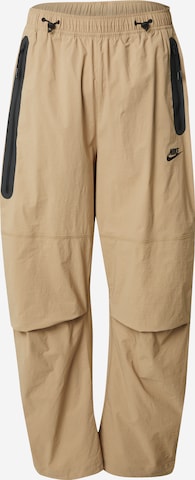 Nike Sportswear Штаны 'Tech' в Бежевый: спереди