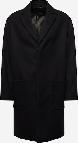 Manteau mi-saison Calvin Klein en noir : devant