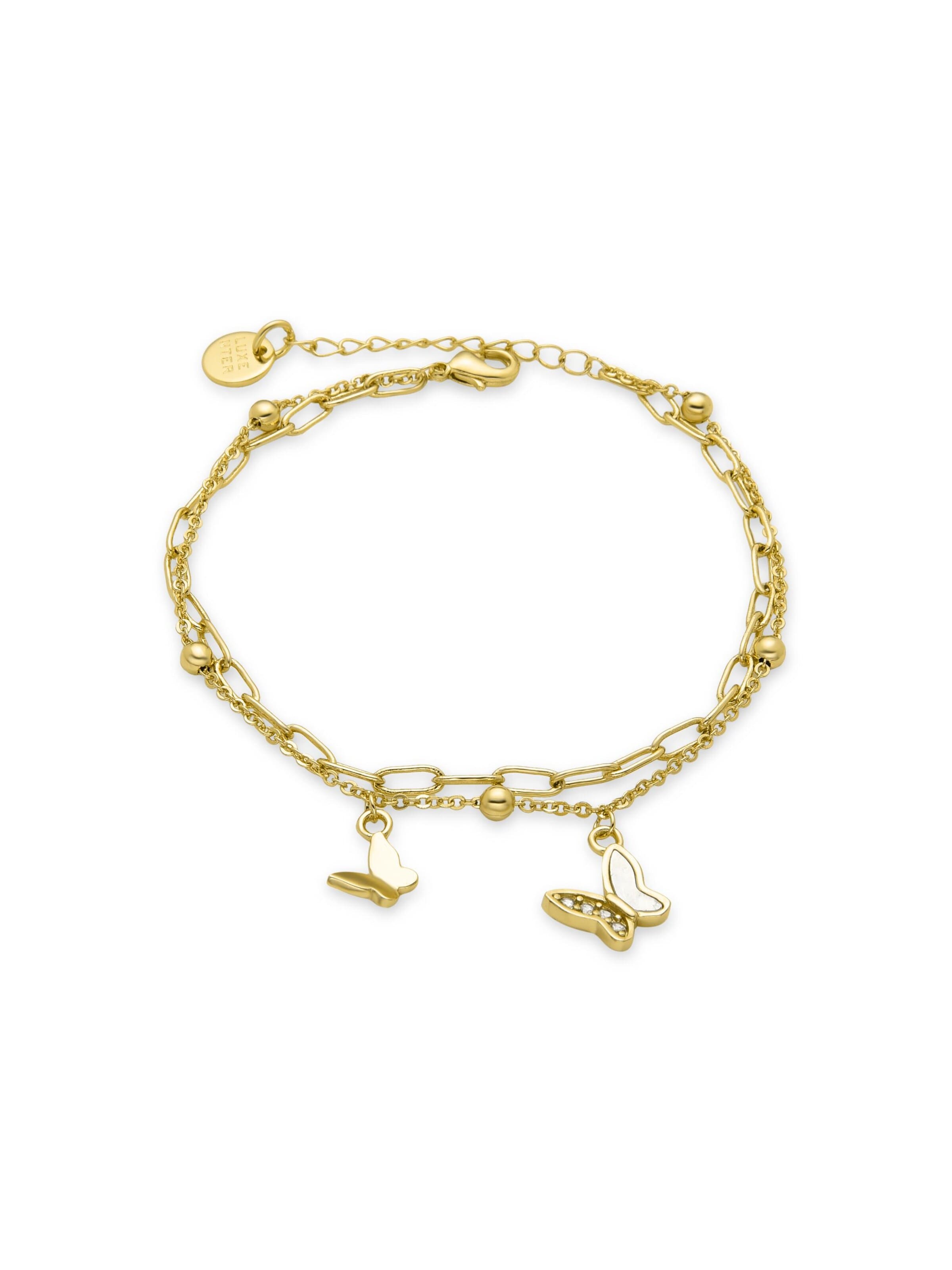 Luxenter - Pulseira 'Tiek' em ouro: frente