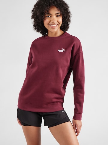 PUMASportska sweater majica 'ESS No. 1' - crvena boja: prednji dio