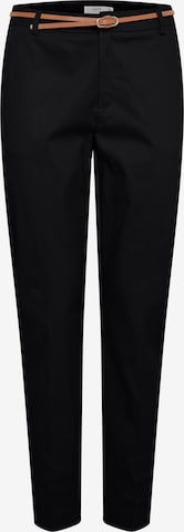 b.young Slim fit Pleated Pants 'Days' in Black: front