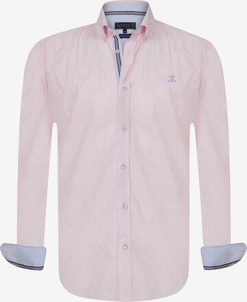 Camicia 'Waterford' di Sir Raymond Tailor in rosa: frontale