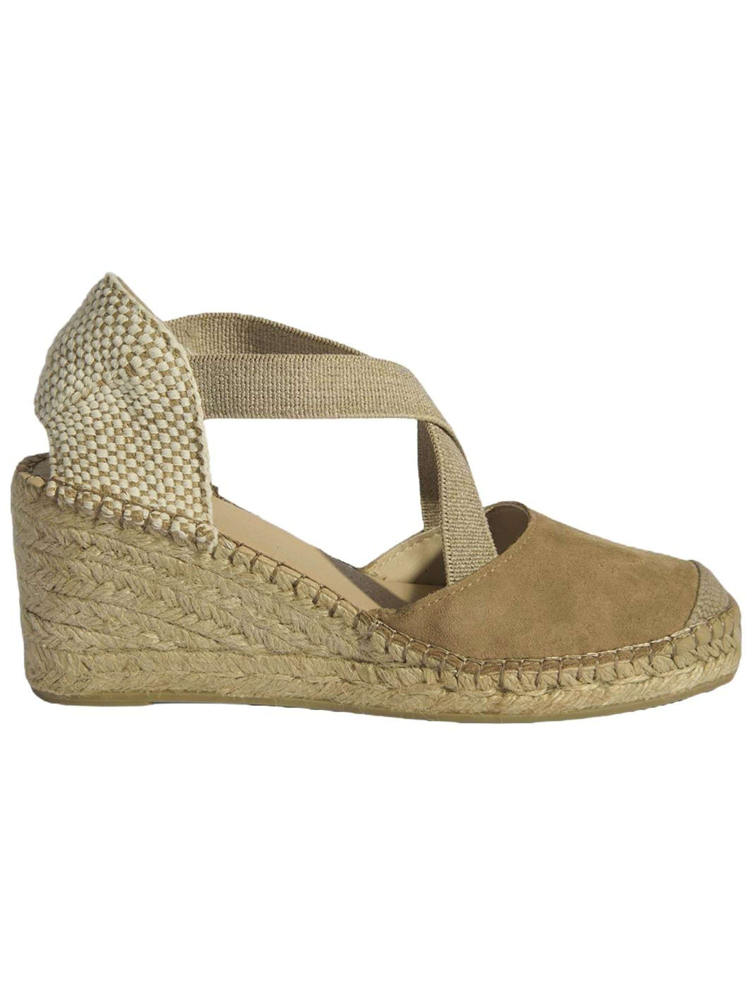 Desa Espadrilles 'Keil-Espadrilles' in Beige