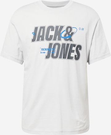 JACK & JONES T-shirt 'BLACK' i vit: framsida