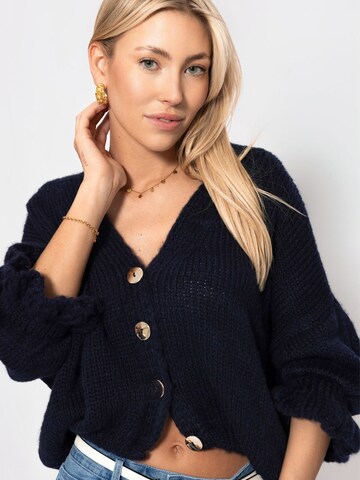 SASSYCLASSY Oversizestrickjacke‌‌‌‌‌‌‌‌‌ in Blau
