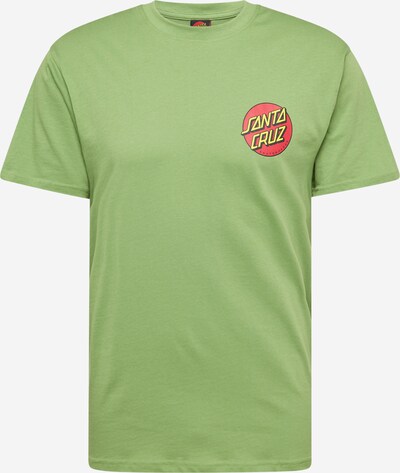 Santa Cruz T-Shirt 'Classic' en jaune / pomme / rouge / noir, Vue avec produit