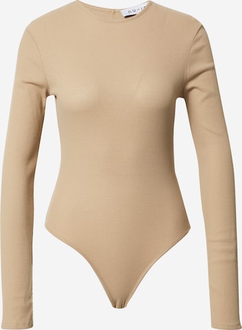 Shirtbody NU-IN en beige : devant