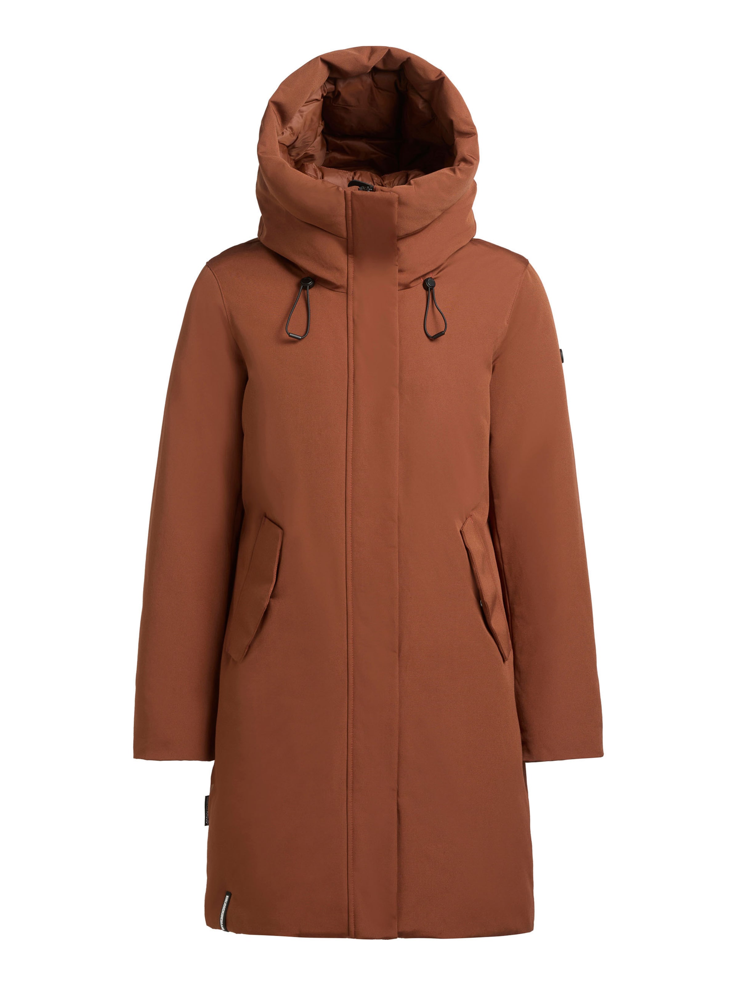 Manteau d’hiver 'WEDELIA' khujo en marron : devant