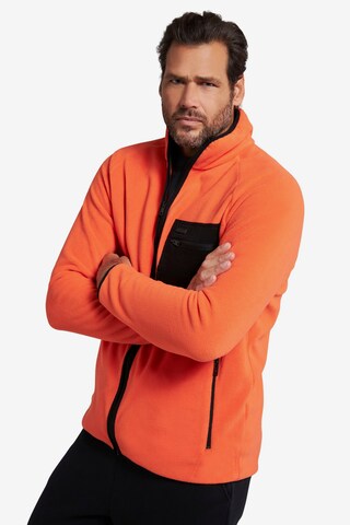 JAY-PI Sweatvest in Oranje: voorkant