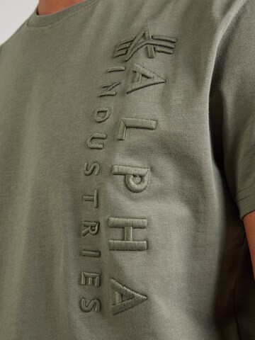 T-Shirt ALPHA INDUSTRIES en vert