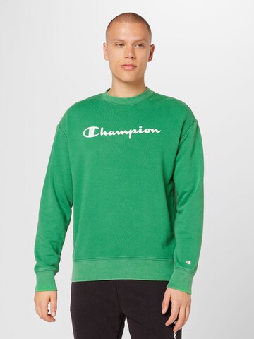 Champion Authentic Athletic Apparel Sweatshirt in Grün: Vorderseite