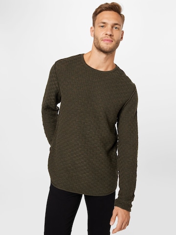 Only & Sons Sweater 'Trough' in Green: front