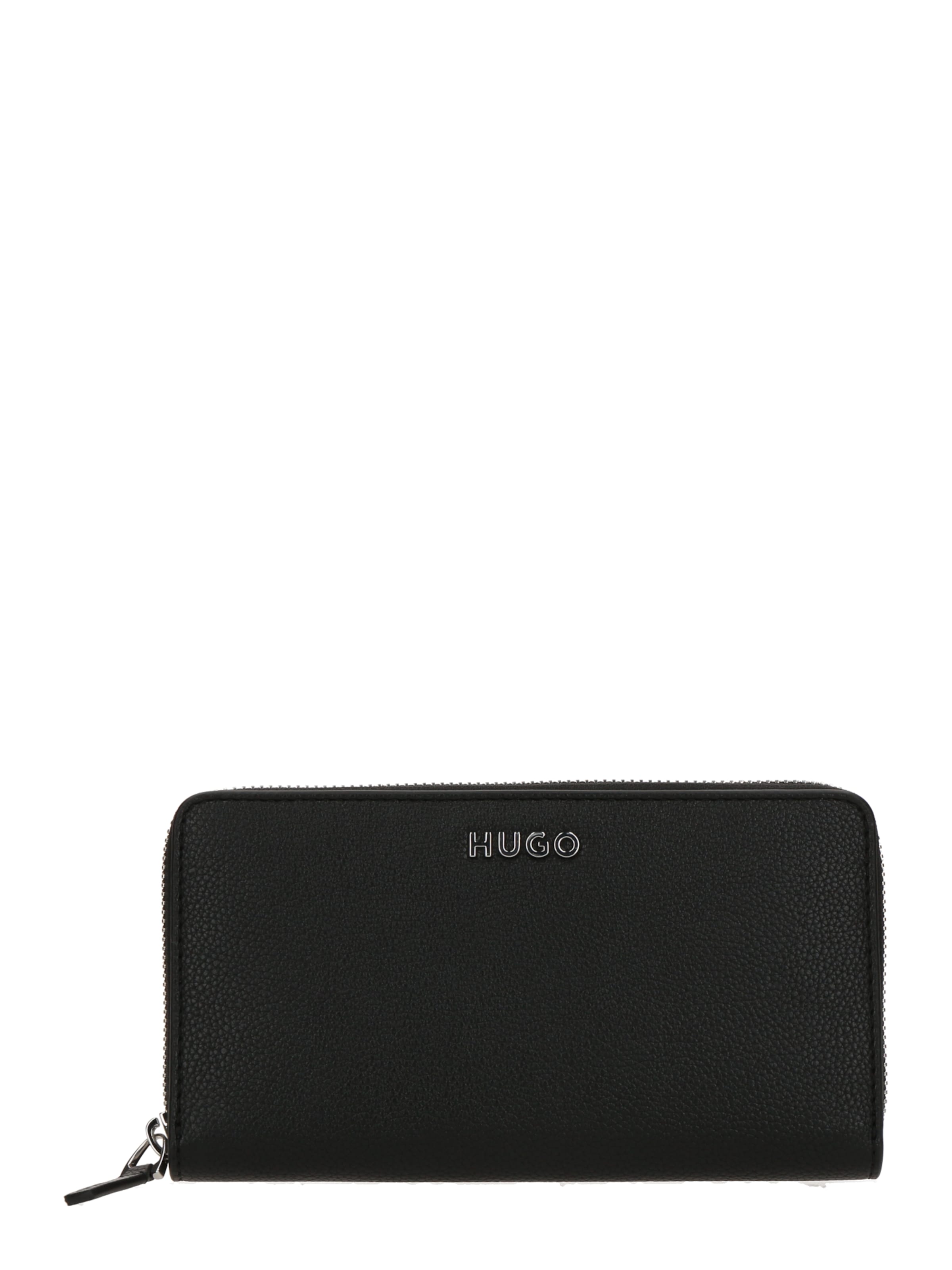 HUGO Wallet in Black: front