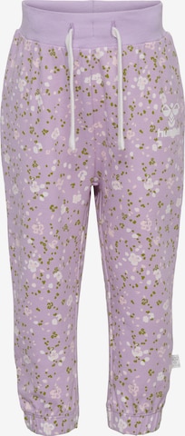 Hummel Regular Pants in Purple: front