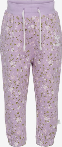 Regular Pantalon Hummel en violet : devant