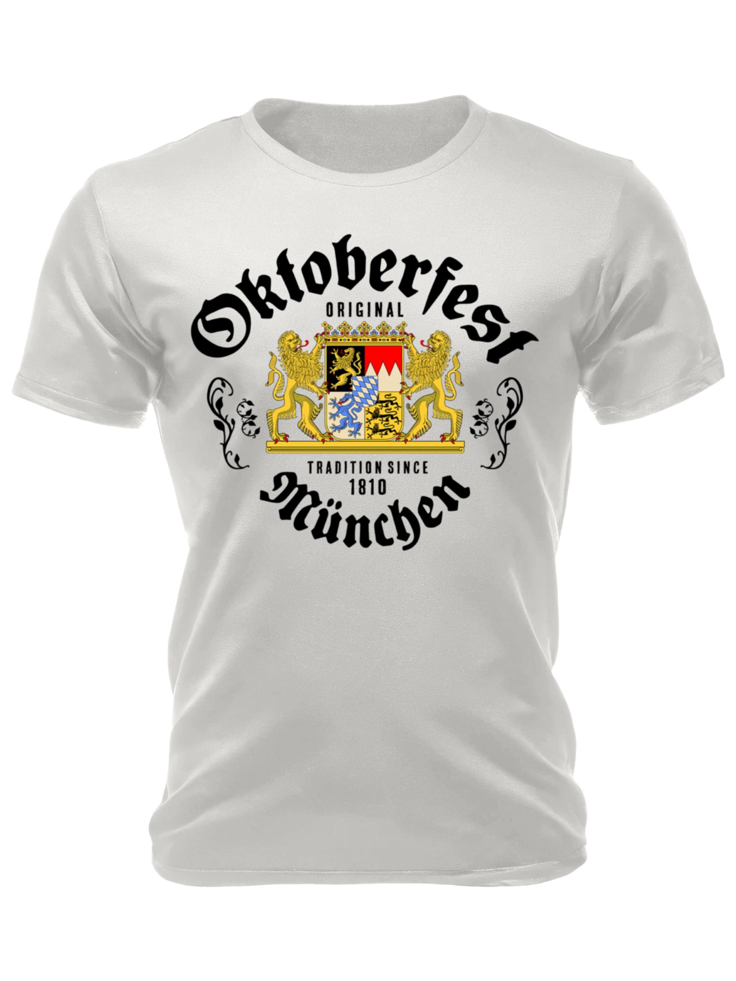 Lobo Negro Traditional Shirt 'OF-Bayern-Weiss' in White: front