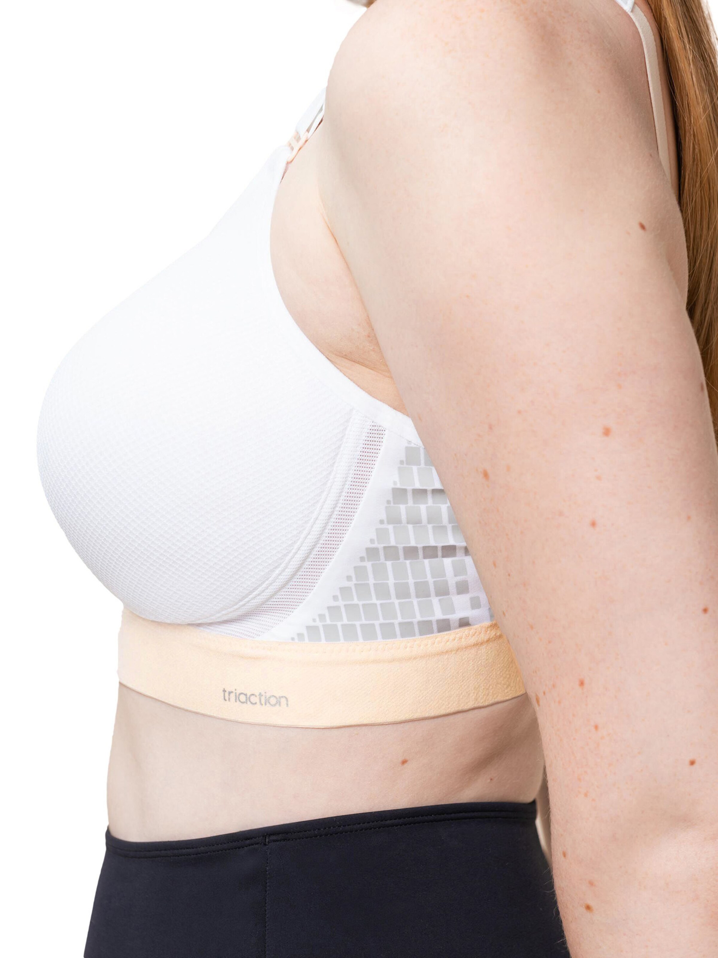 TRIUMPH High Support Bra ' Triaction Hybrid Lite ' in White