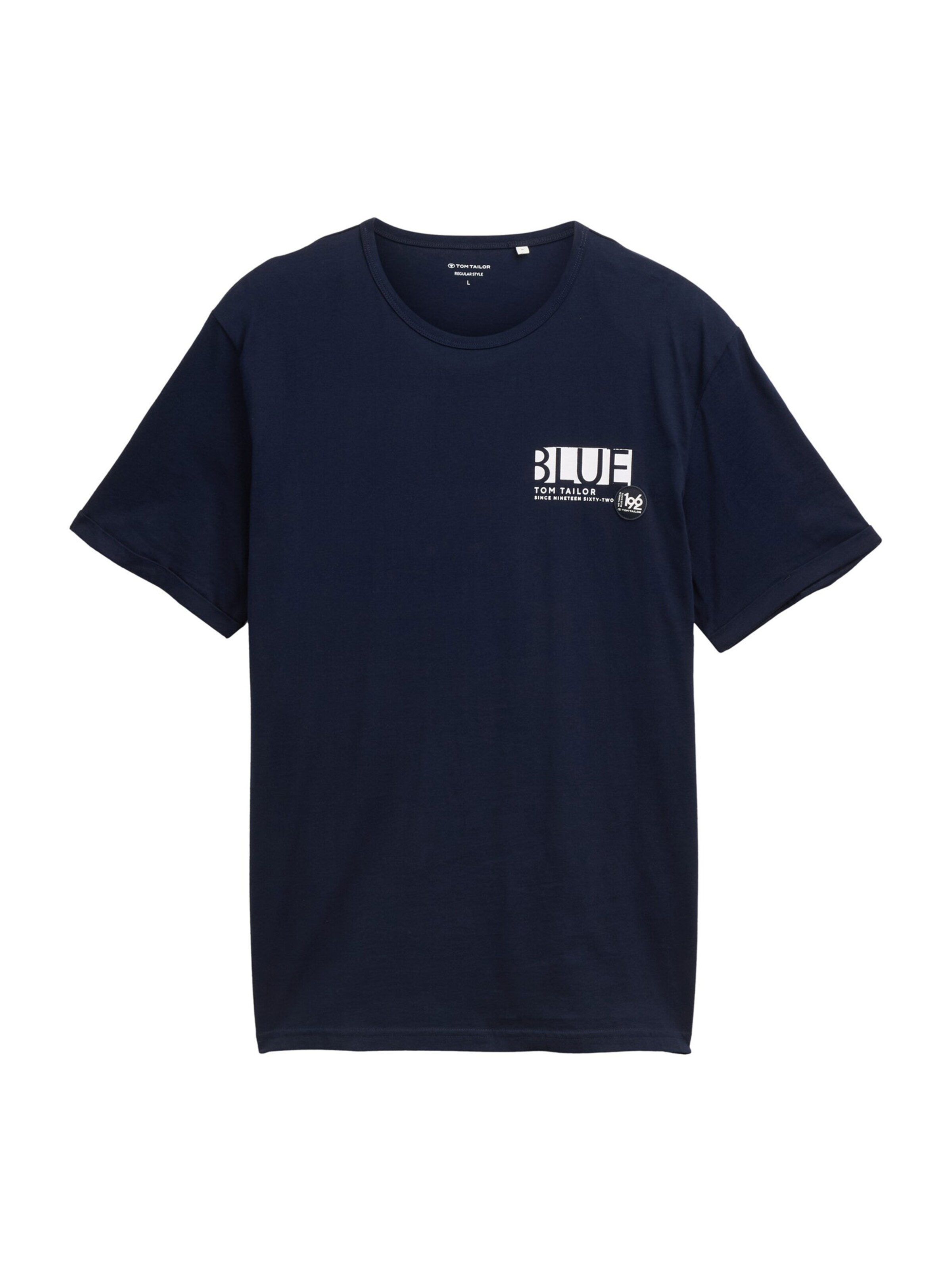 TOM TAILOR Tričko - Modrá: predná strana