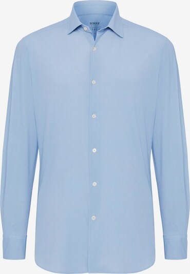 Dalykinio stiliaus marškiniai iš Boggi Milano, spalva – šviesiai mėlyna, Prekių apžvalga
