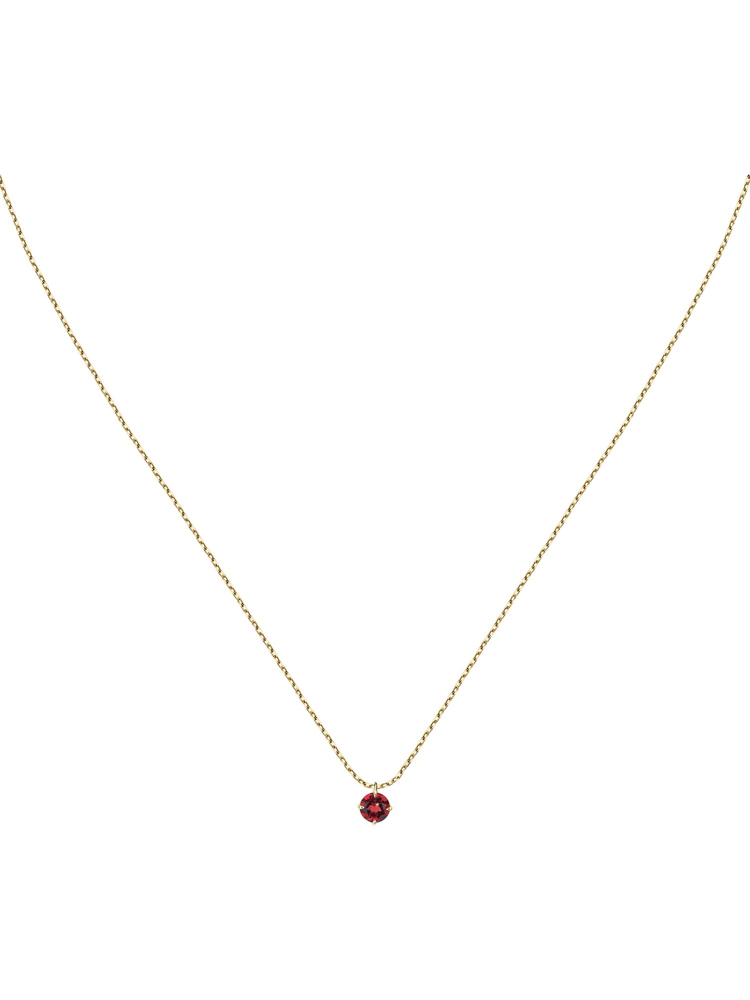 Live Diamond Kette in Gold: Vorderseite