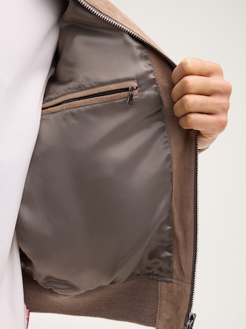 JOOP! Jeans Lederjacke ' Bokston ' in Beige