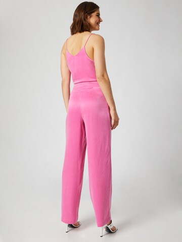 Guido Maria Kretschmer Women Wide leg Pleat-Front Pants in Pink