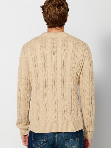 Pull-over KOROSHI en beige
