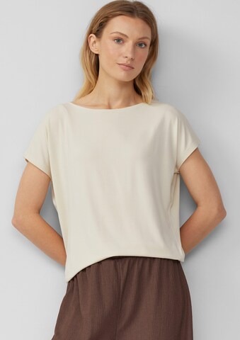 s.Oliver Shirt in Beige: voorkant