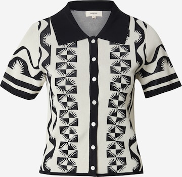 SuncooKardigan 'GILET GABERA' - crna boja: prednji dio