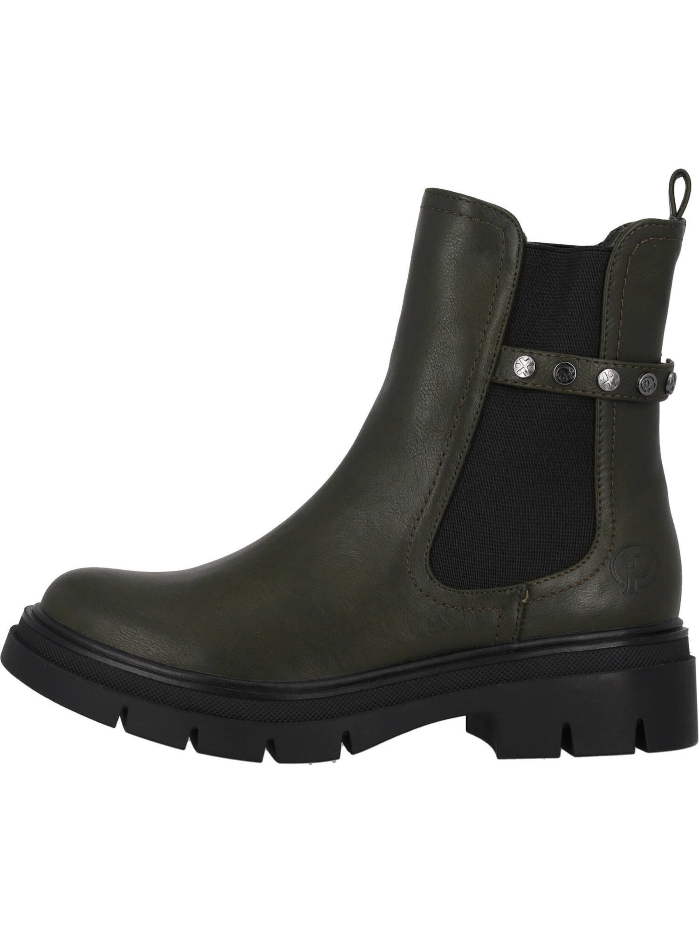 Palado by Sila Sahin Chelsea boots 'Trinda' in Green