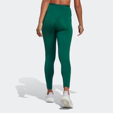 ADIDAS PERFORMANCE Skinny Workout Pants 'Sports Club' in Green