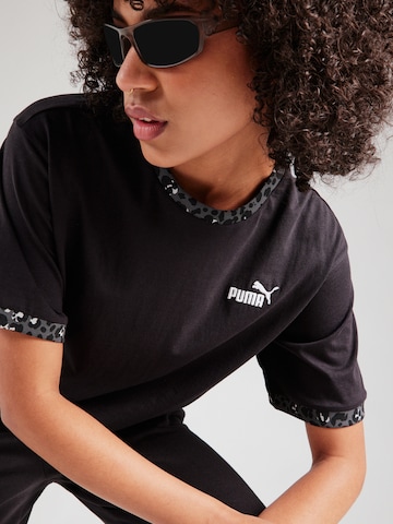 PUMA Performance Shirt 'Essentials' in Black