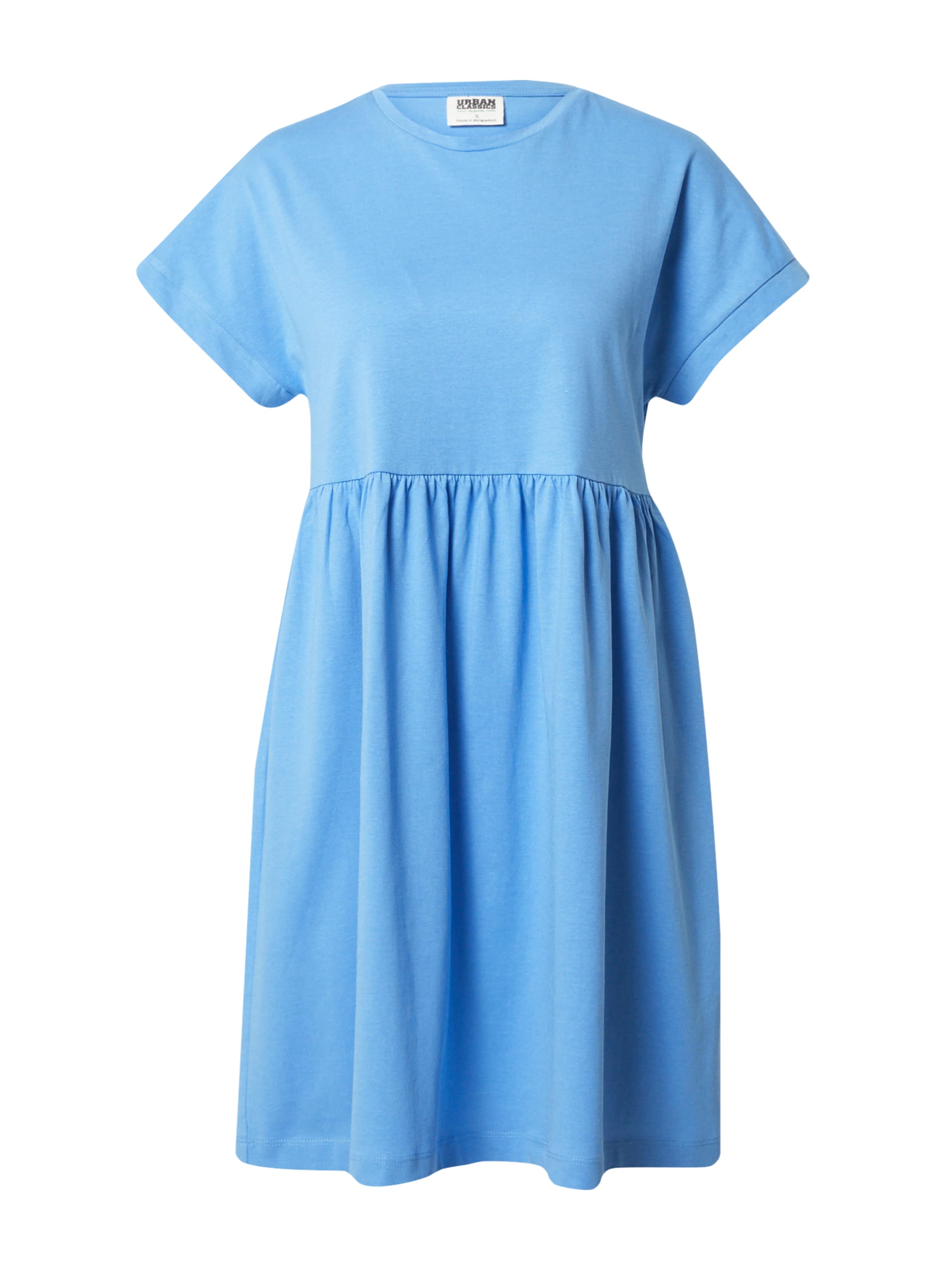 Urban Classics Šaty 'Empire Valance' – modrá: přední strana