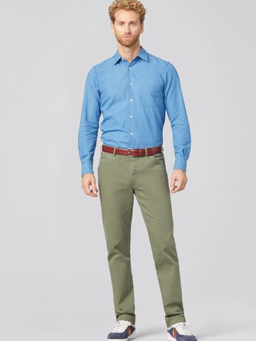 Regular Pantalon chino MEYER en vert