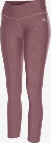 LASCANA ACTIVE Skinny Spodnie sportowe w kolorze różowy
