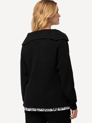 Pull-over Ulla Popken en noir