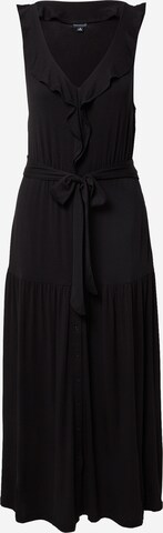 GAP - Vestido camisero en negro: frente