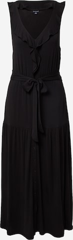 GAP - Vestido camisero en negro: frente