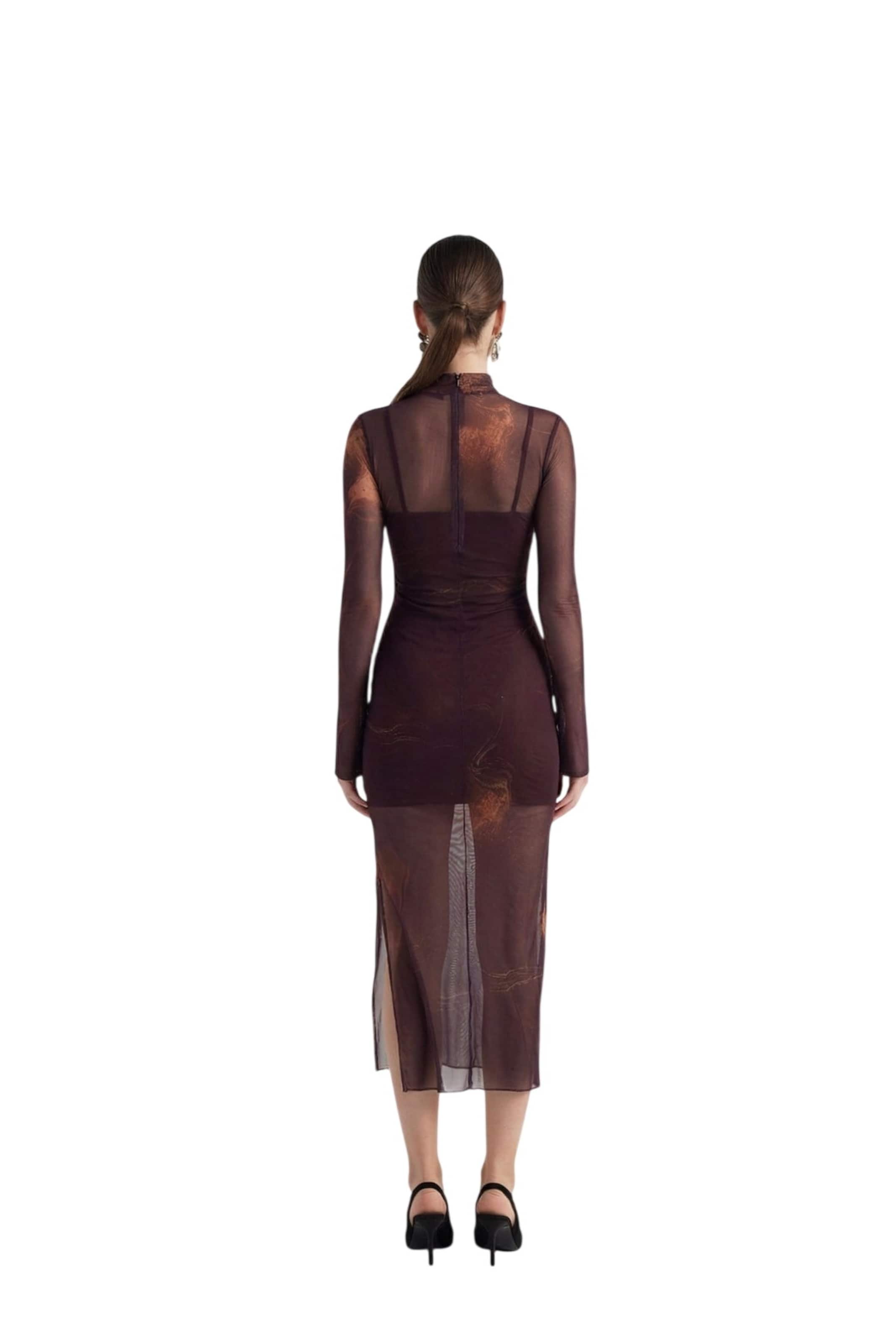 Robe HOLLY LOLLY en marron