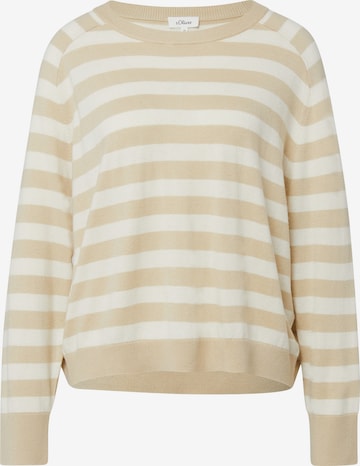 Pull-over s.Oliver en beige : devant