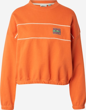Sweat-shirt QUIKSILVER en orange : devant