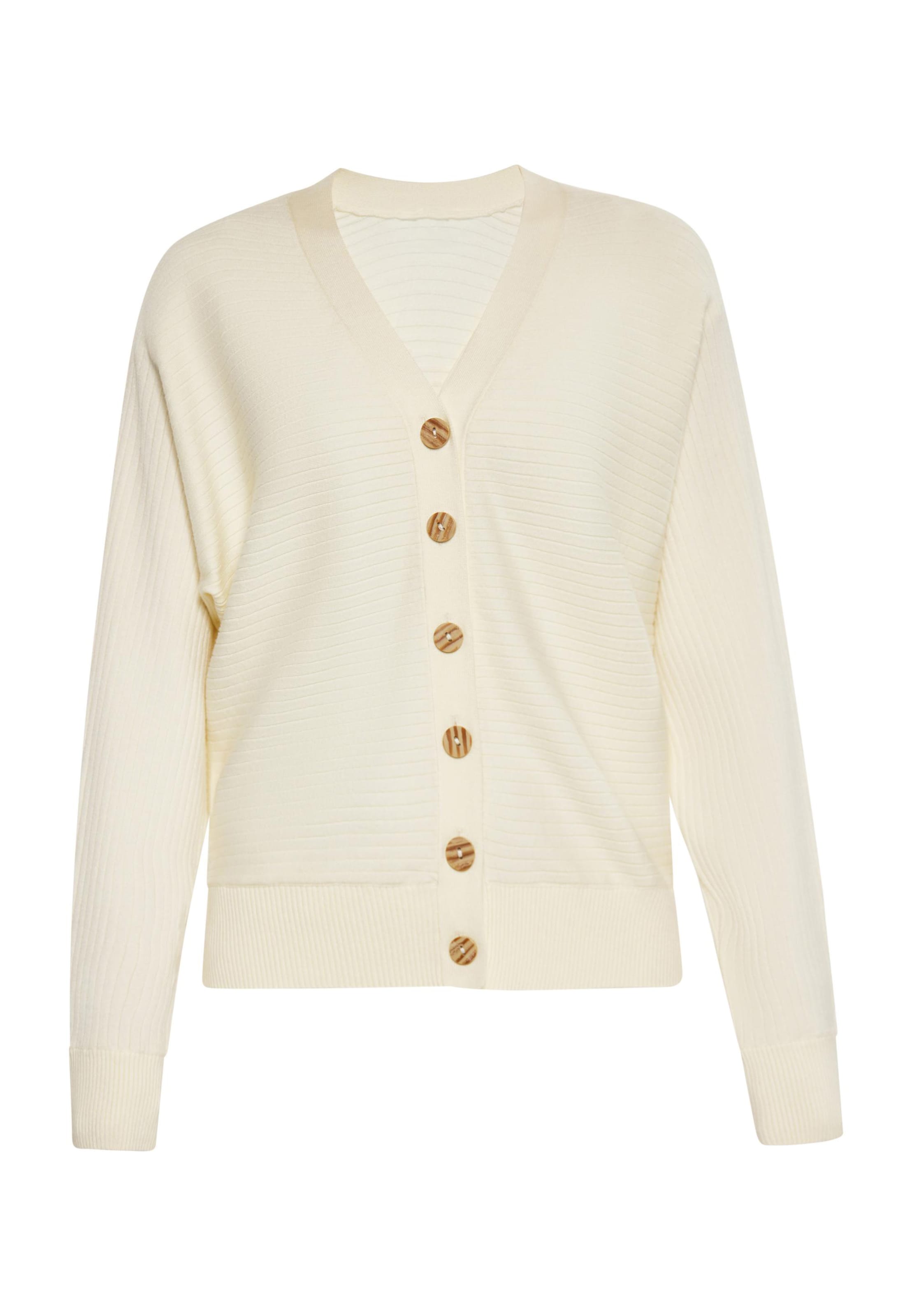 Usha - Cárdigan en beige: frente