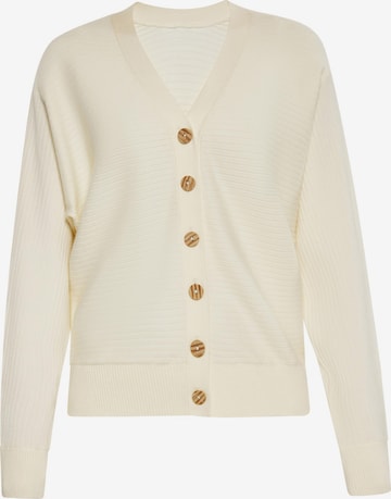 Usha - Cárdigan en beige: frente