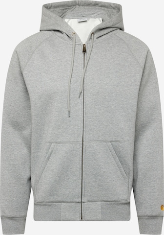 Veste de survêtement 'Chase' Carhartt WIP en gris : devant