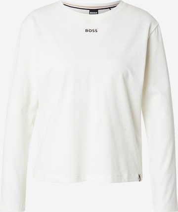 BOSS Schlafshirt in Weiß: Vorderseite
