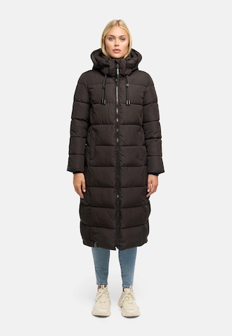 Cappotto funzionale 'Nadeshikoo XVI' di MARIKOO in marrone: frontale