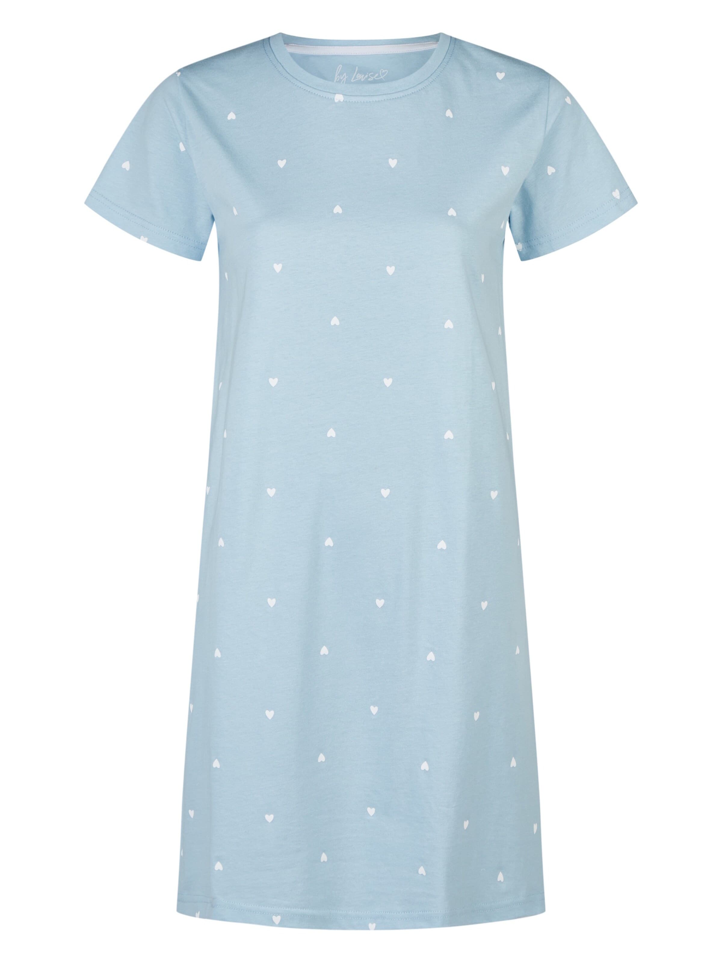 By Louise Nachthemd‌ in Blau: Vorderseite
