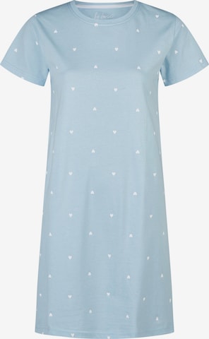 By Louise Nachthemd in Blau: Vorderseite